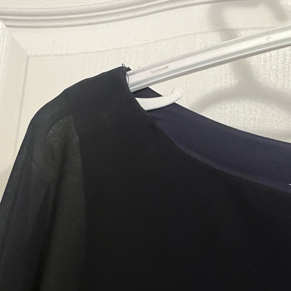 NWT Vince Camuto Sequined Cape Dress Navy Size 2 - Picture 8 of 10